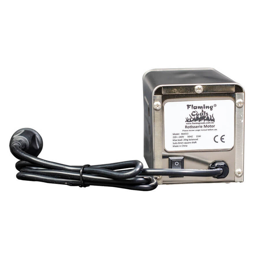 Broche Tournebroche NNEVL Avec Moteur En Acier 1000 Mm Pour Barbecue