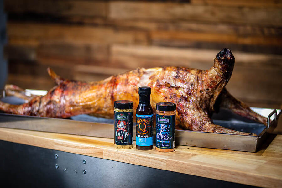 Traditional Greek Lamb Rub by Flaming Coals Portable Spits Australia